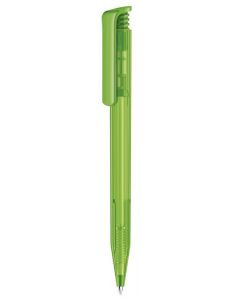 Senator pen with logo SUPER HIT CLEAR GREEN 376 Quality Senator pen with your logo also available in other colors. Push ball pen Clear finish and polished clip. Equipped with a premium "Magic Flow" long capacity X20 (1.0 mm) refill giving a writing length of 1800m, in blue or black ink. We use different printing techniques to add your logo. Depending on the surface we can use embroidery, engraving, 360° imprint or screenprint.