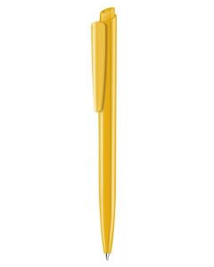 Senator pen with logo DART POLISHED YELLOW 7408 Quality Senator pen with your logo also available in other colors. Push ball pen Polished finish Equipped with a premium "Magic Flow" long capacity X20 (1.0 mm) refill giving a writing length of 1800m, in blue or black ink. We use different printing techniques to add your logo. Depending on the surface we can use embroidery, engraving, 360° imprint or screenprint.