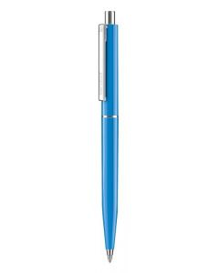 Senator pen with logo POINT POLISHED BLUE HEX. CYAN