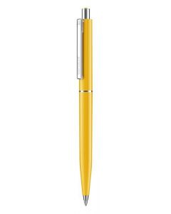 Senator pen with logo POINT POLISHED YELLOW 7408 Quality Senator pen with your logo also available in other colors. Push ball pen Polished finish and metal accents. Equipped with a premium "Magic Flow" long capacity X20 (1.0 mm) refill giving a writing length of 1800m, in blue or black ink We use different printing techniques to add your logo. Depending on the surface we can use embroidery, engraving, 360° imprint or screenprint.